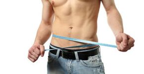Mann ohne Bauch